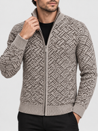 Men's Full-Zip Up Fleece Cardigan