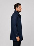 Men’s Longline Coat with Button Front