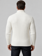 Men's Single-Breasted Knit Cardigan