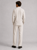 Men’s Two Piece Set with Long Sleeve Shirt and Trousers