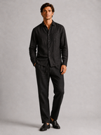 Men’s Two Piece Set with Long Sleeve Shirt and Trousers