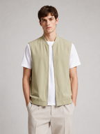 Men’s Ultra-Thin Gilet Jacket with Zip Closure