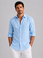 Men’s Button-Up Shirt with Long Sleeves