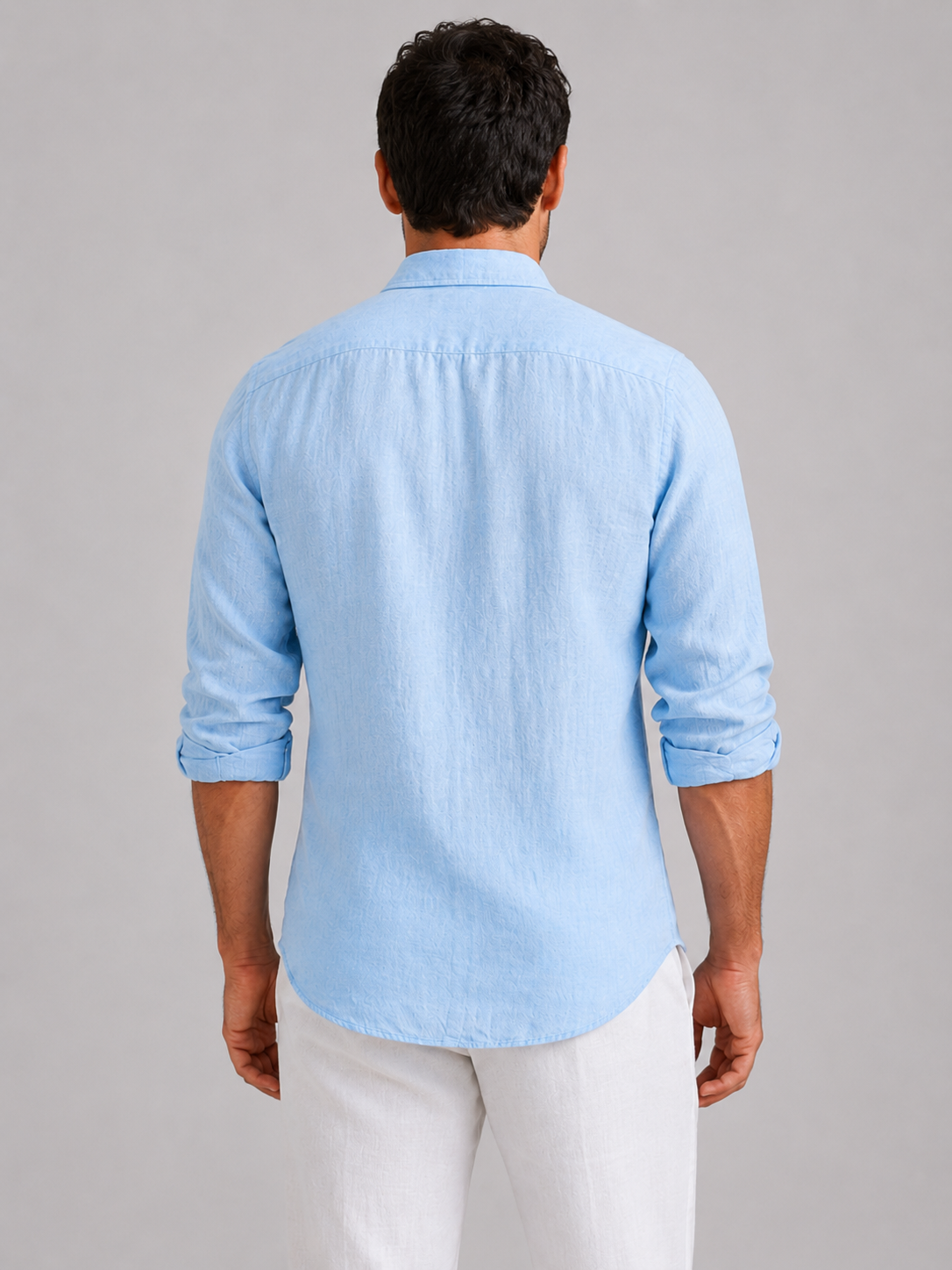 Men’s Button-Up Shirt with Long Sleeves