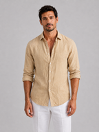 Men’s Button-Up Shirt with Long Sleeves