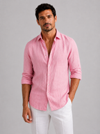 Men’s Button-Up Shirt with Long Sleeves
