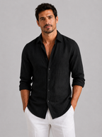 Men’s Button-Up Shirt with Long Sleeves