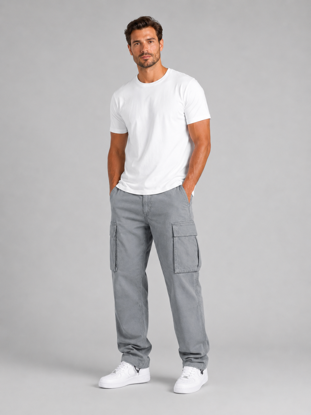 Men’s Cargo Trousers with Cargo Pockets