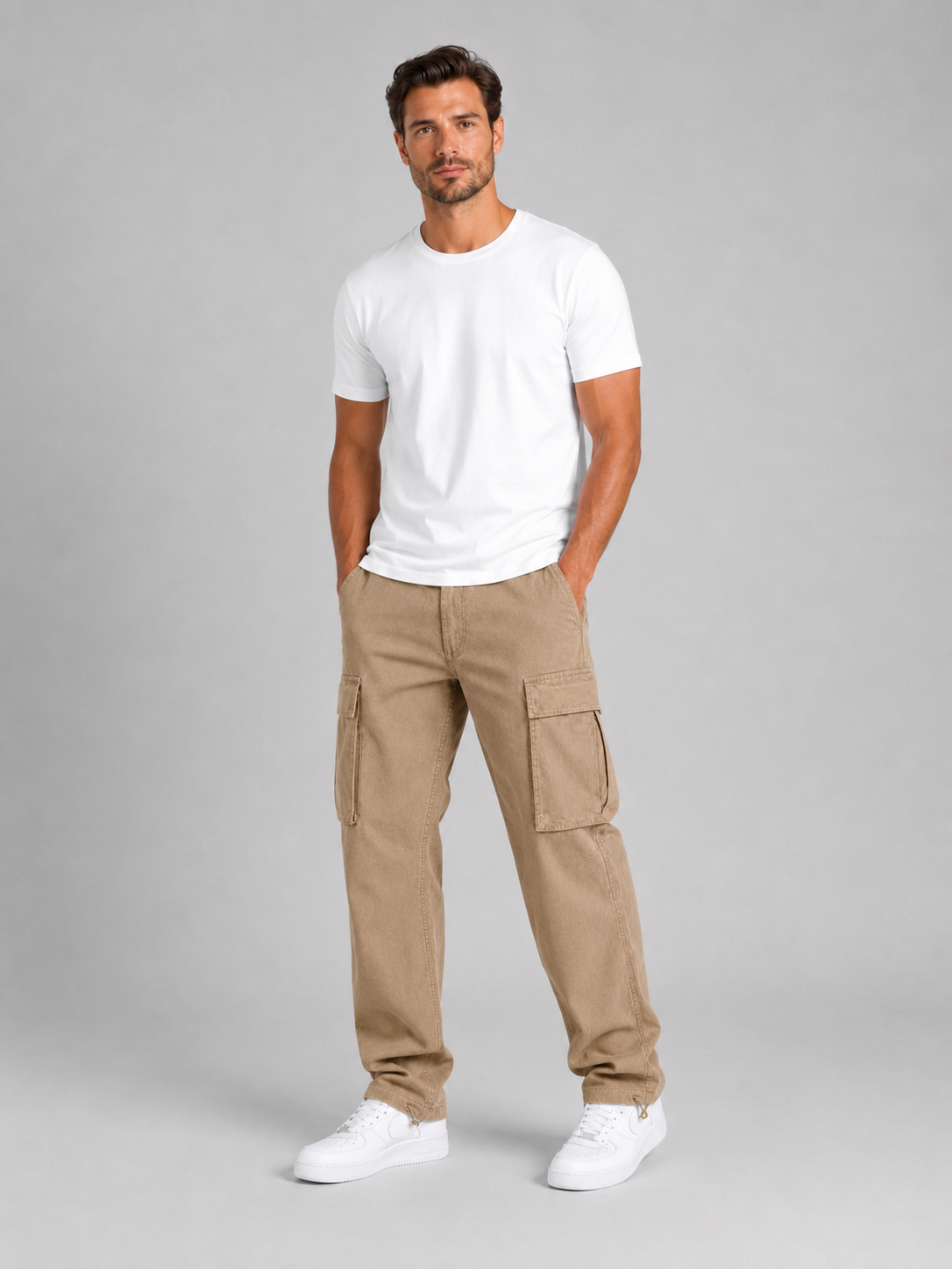 Men’s Cargo Trousers with Cargo Pockets