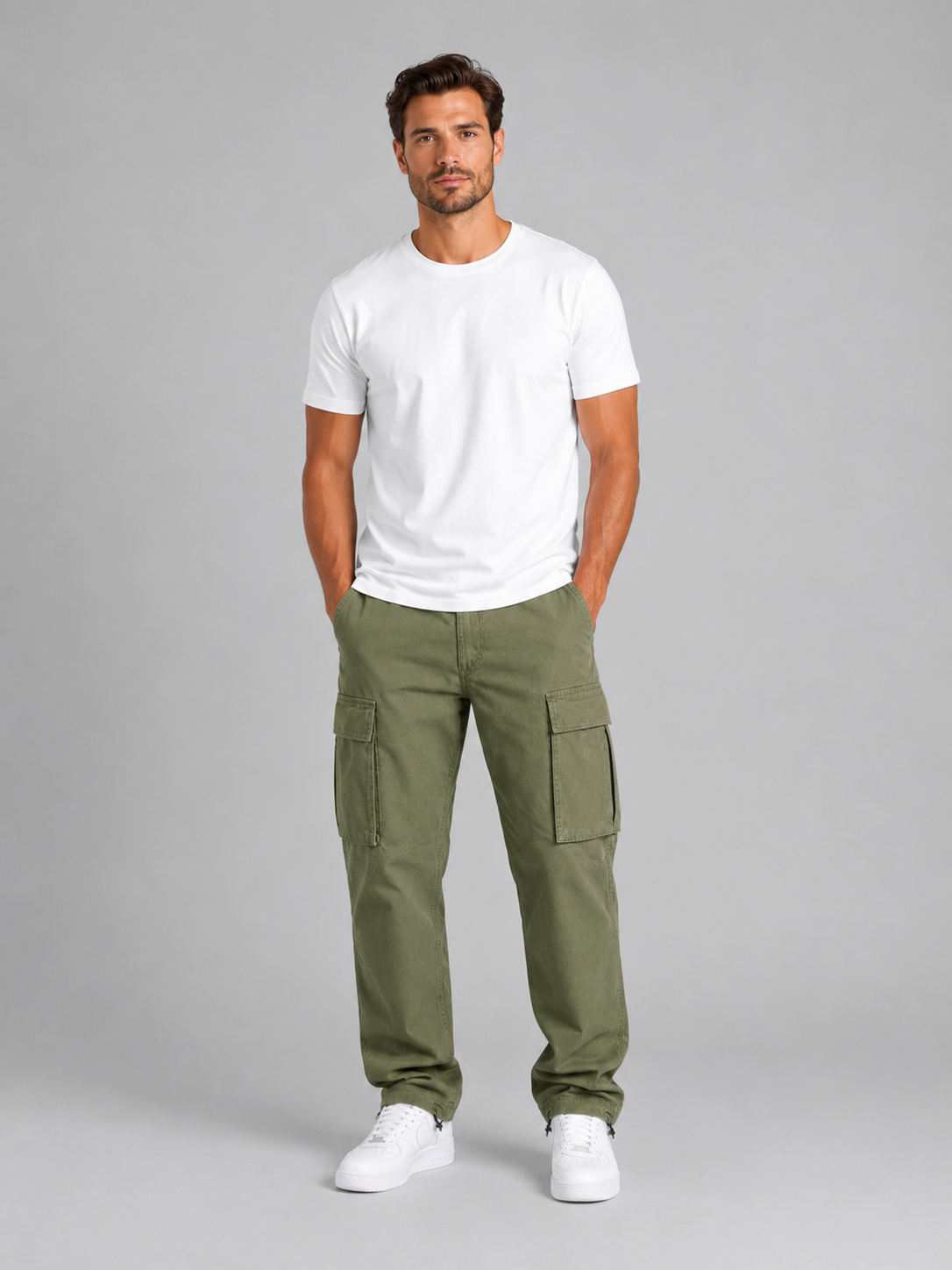 Men’s Cargo Trousers with Cargo Pockets