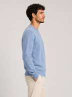Men’s Crew Neck Knit Jumper with Ribbed Trim