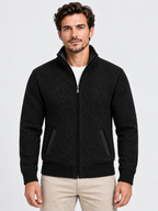 Men's Full-Zip Fleece Knit Cardigan