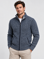 Men's Full-Zip Fleece Knit Cardigan