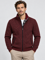 Men's Full-Zip Fleece Knit Cardigan