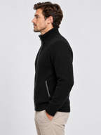 Men's Full-Zip Fleece Knit Cardigan