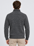 Men's Full-Zip Fleece Knit Cardigan