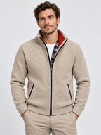 Men's Full-Zip Fleece Knit Cardigan