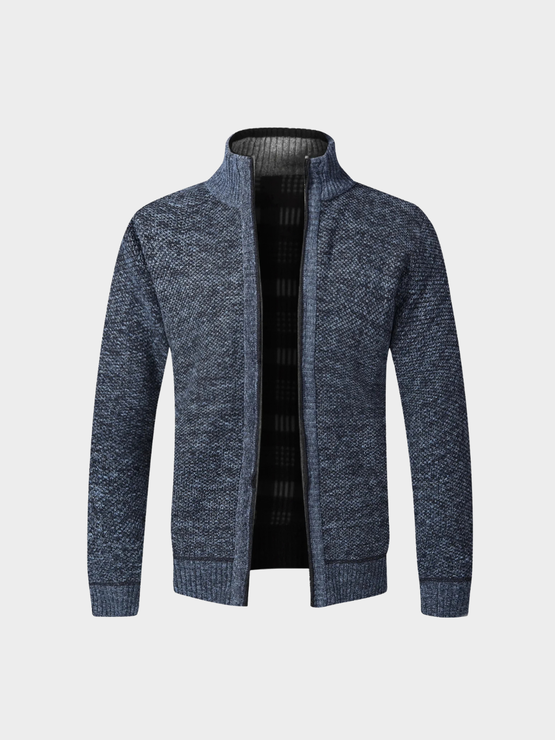 Men's Full-Zip Fleece Knit Cardigan