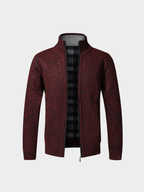 Men's Full-Zip Fleece Knit Cardigan