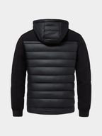 Men’s Hybrid Puffer Jacket with Hood and Full Zip