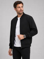 Men’s Lightweight Summer Bomber Jacket with Zip Front
