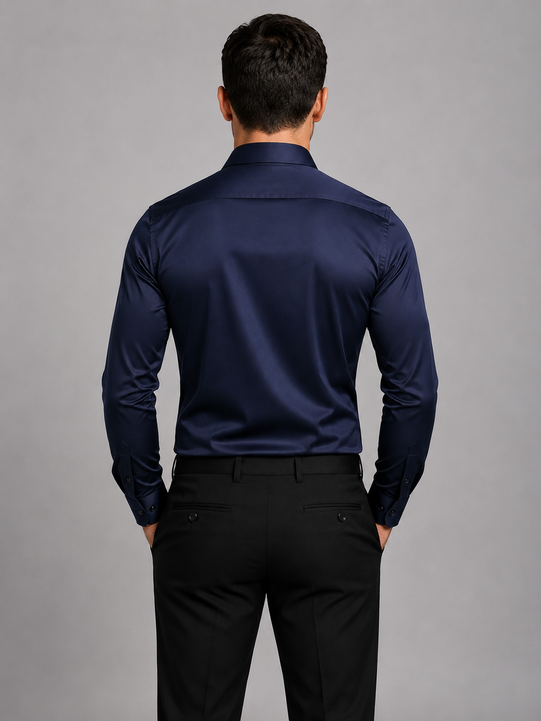 Men’s Slim Fit Button-Up Shirt