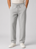 Men’s Straight Leg Pants with Drawstring Waist