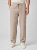 Men’s Straight Leg Pants with Drawstring Waist