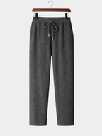 Men’s Straight Leg Pants with Drawstring Waist