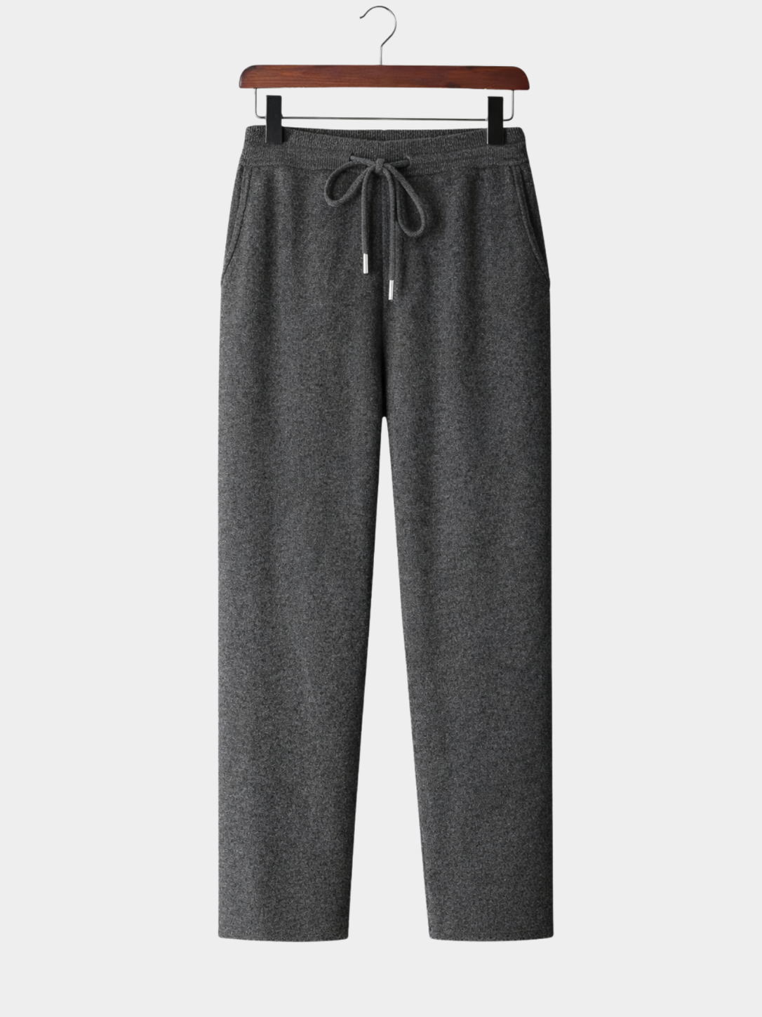 Men’s Straight Leg Pants with Drawstring Waist