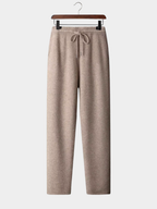 Men’s Straight Leg Pants with Drawstring Waist