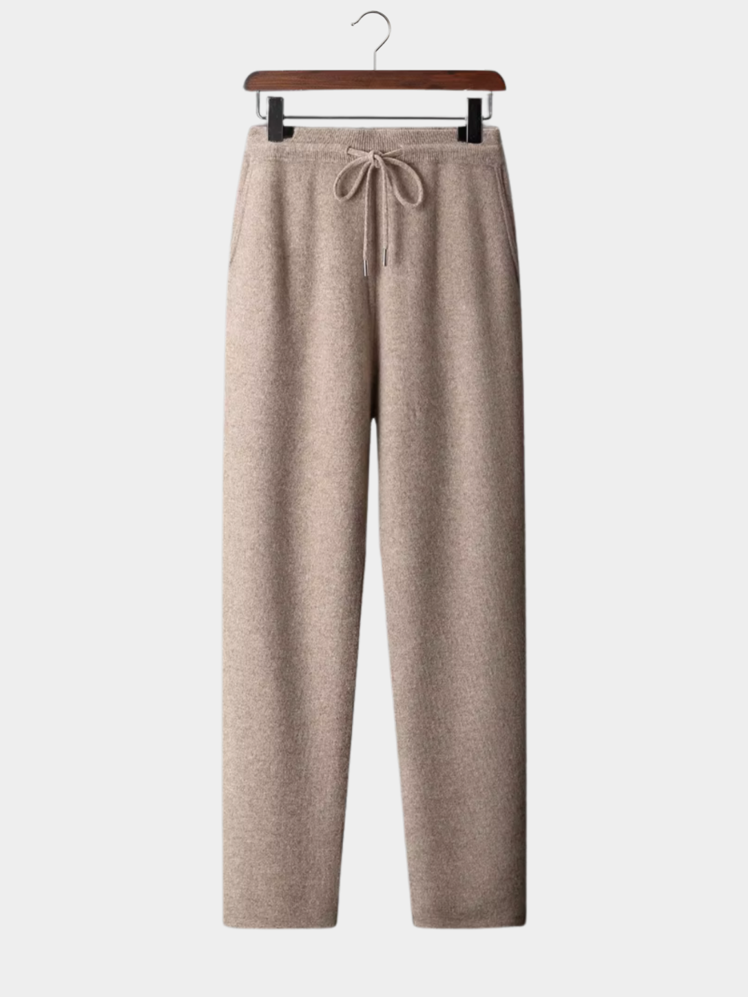 Men’s Straight Leg Pants with Drawstring Waist