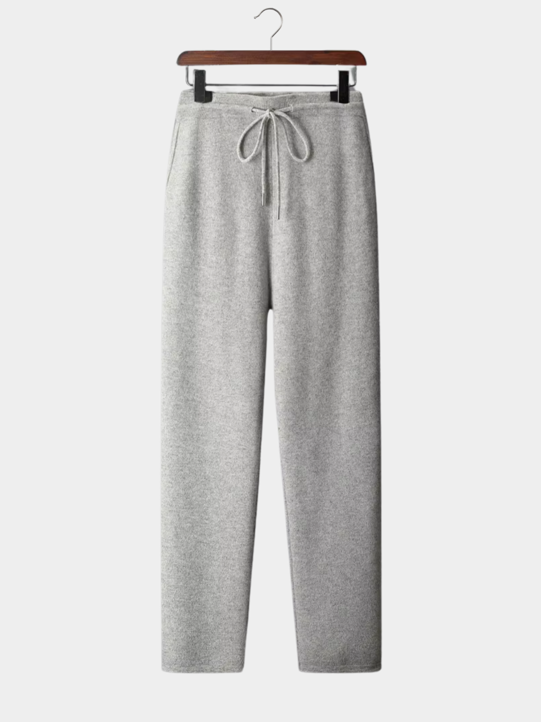 Men’s Straight Leg Pants with Drawstring Waist