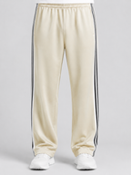 Men’s Track Trousers with Side Stripes and Elastic Waist