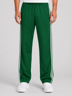 Men’s Track Trousers with Side Stripes and Elastic Waist