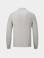 Men’s Zip Cardigan with Stand Collar