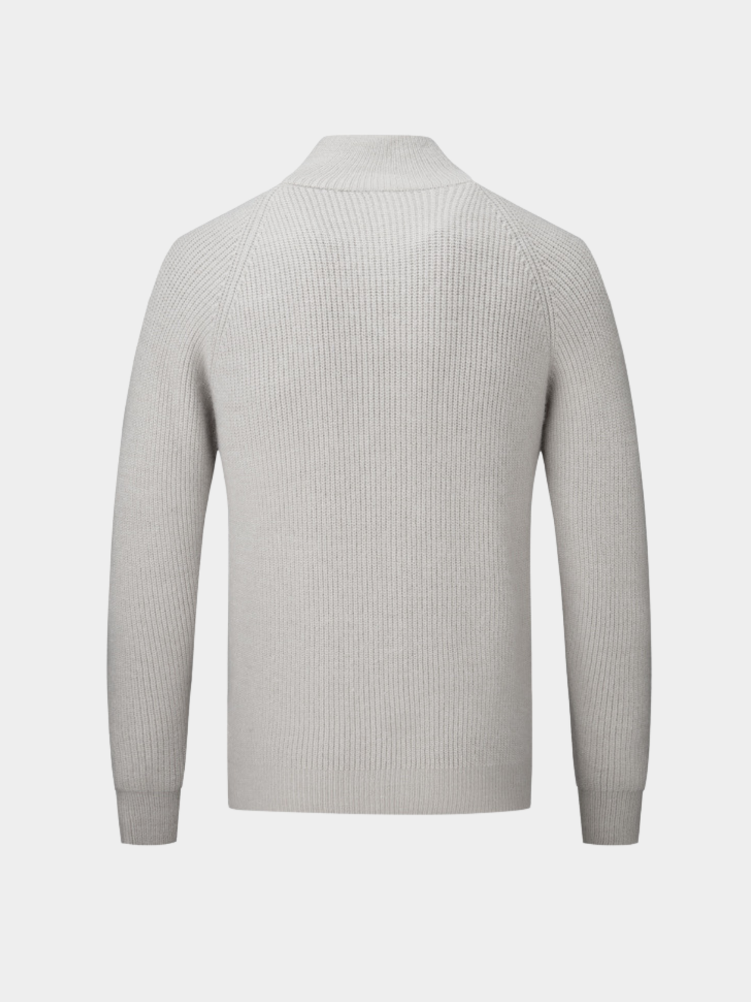 Men’s Zip Cardigan with Stand Collar