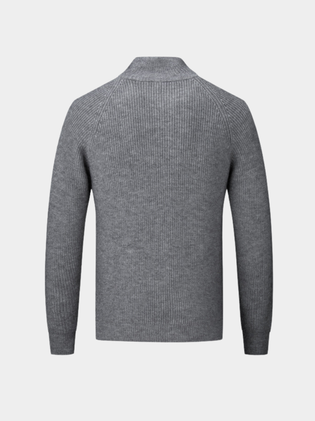 Men’s Zip Cardigan with Stand Collar