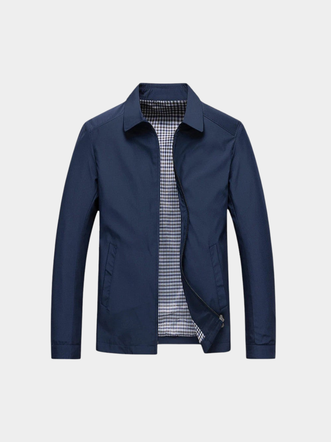 Men’s Zip Jacket with Stand Collar