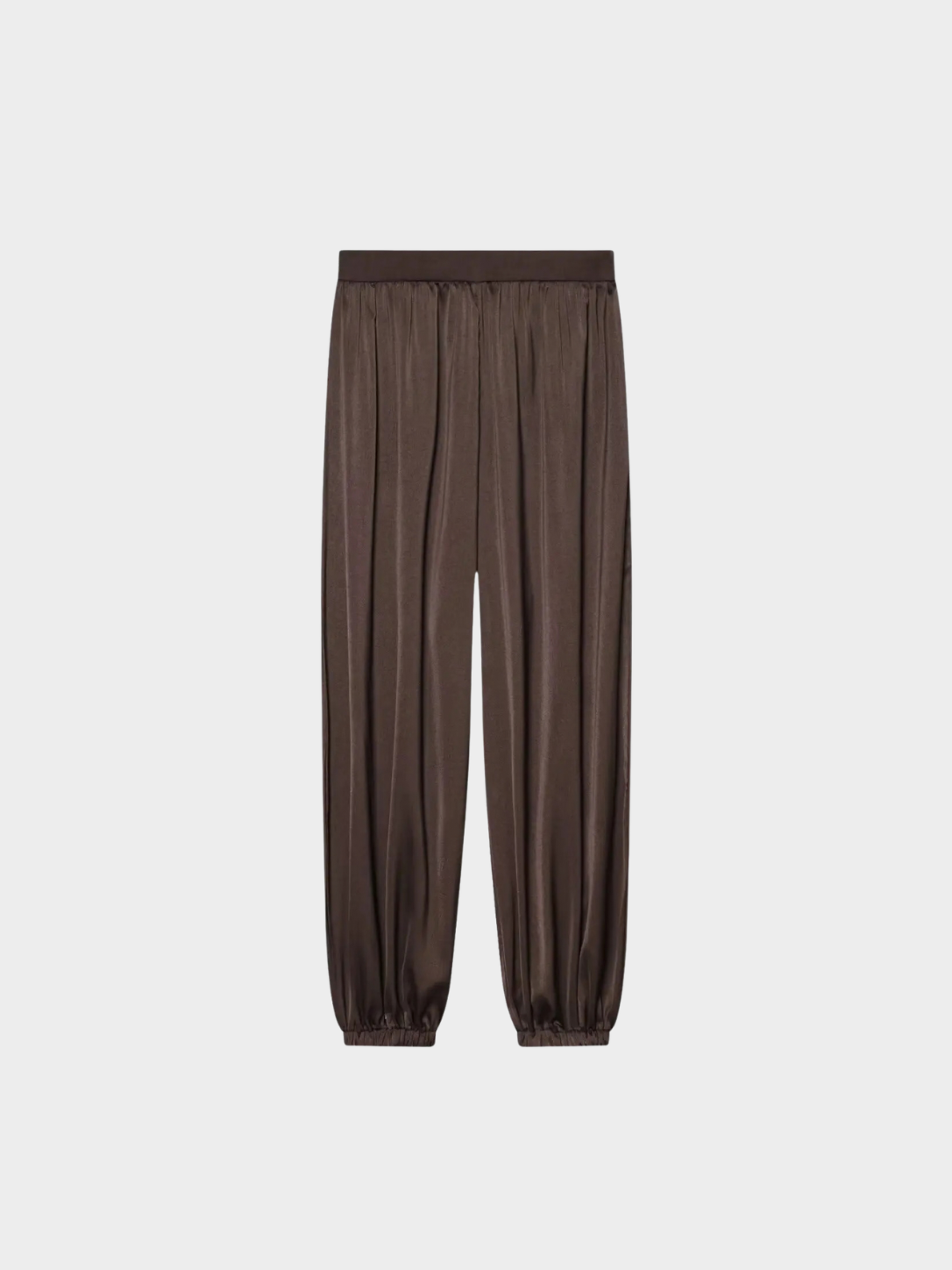 Women's Bubble Sleeve Jacket and High-Waist Wide-Leg Trousers Set