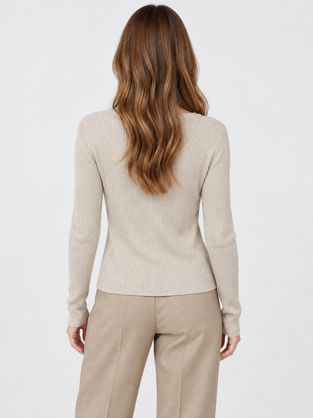 Women's Cropped Open-Front Knitted Cardigan