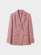 Women's Double-Breasted Fitted Blazer