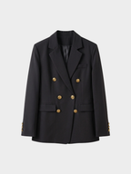 Women's Double-Breasted Fitted Blazer