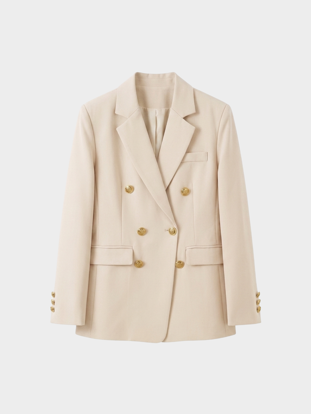 Women's Double-Breasted Fitted Blazer