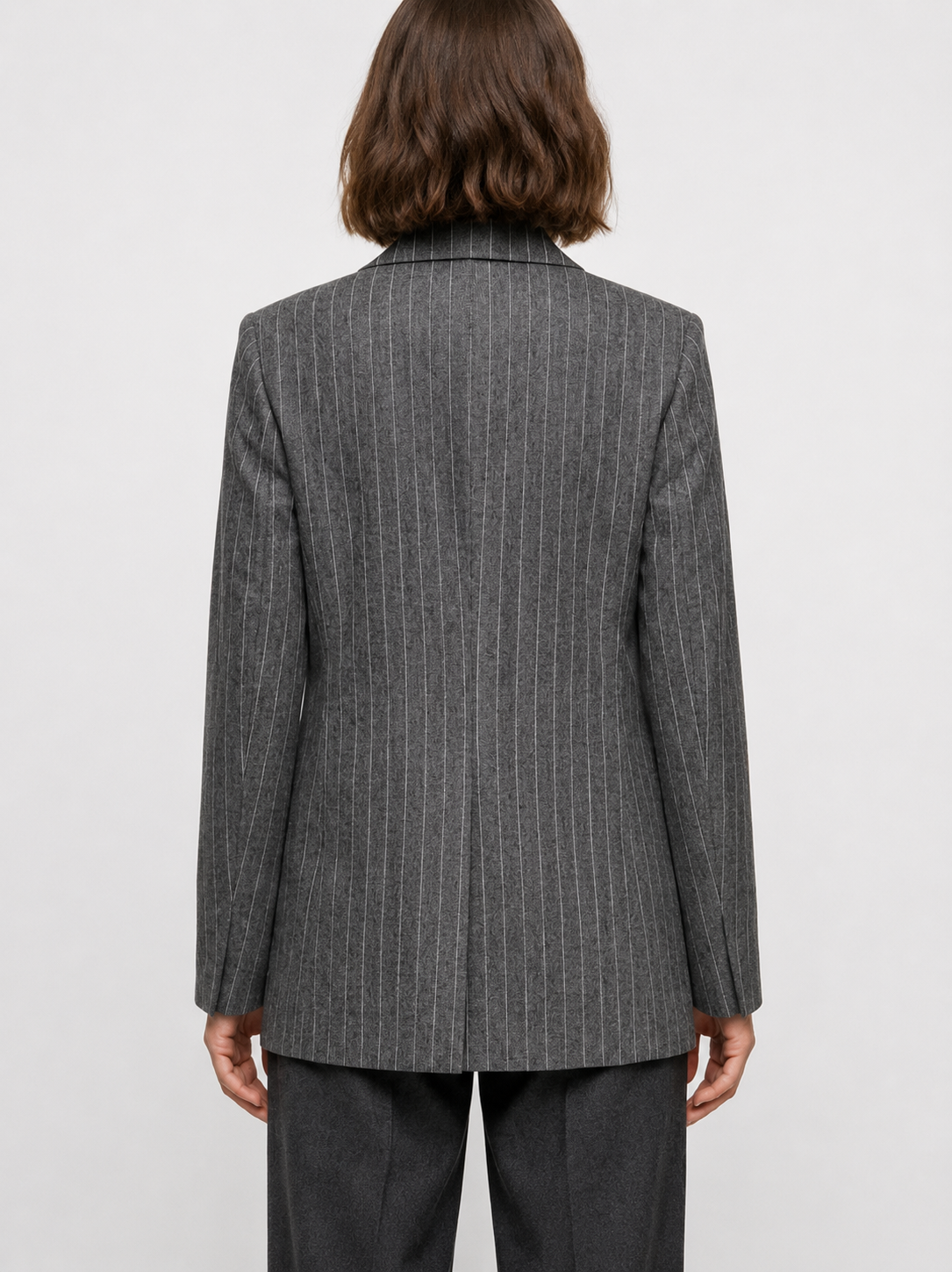 Women's Fine Stripe Wide-Fit Blazer