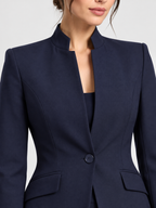Women's High-Neck Structured Tailored Set