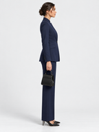 Women's High-Neck Structured Tailored Set