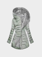 Women's Hooded Mid-Length Padded Jacket