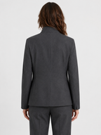 Women's Asymmetric Single Button Blazer