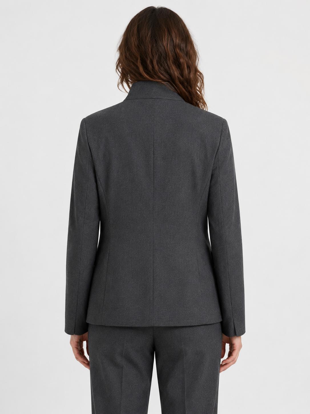 Women's Asymmetric Single Button Blazer